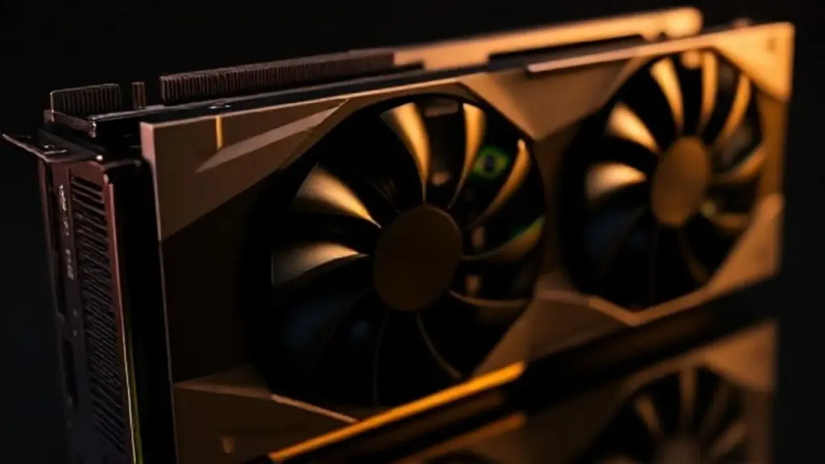 Placa de vídeo RTX 4070: design avançado e alta performance para jogos.
