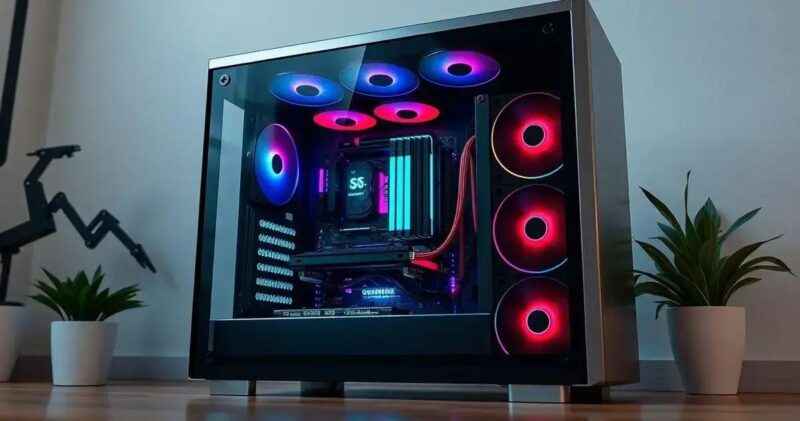 gabinete pc melhor fluxo de ar 2025