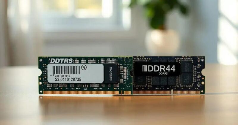 memória ram ddr5 vs ddr4 2025