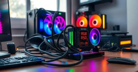 controladora fan rgb