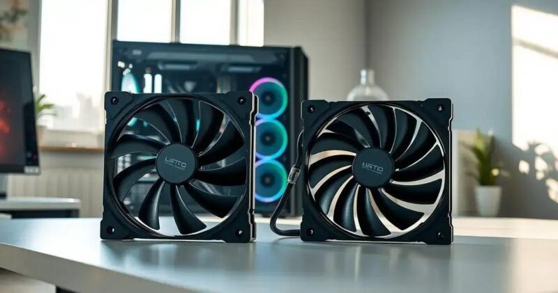 fan pressão estatica vs airflow