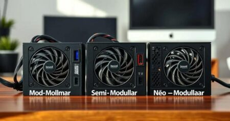 fonte modular vs semi modular