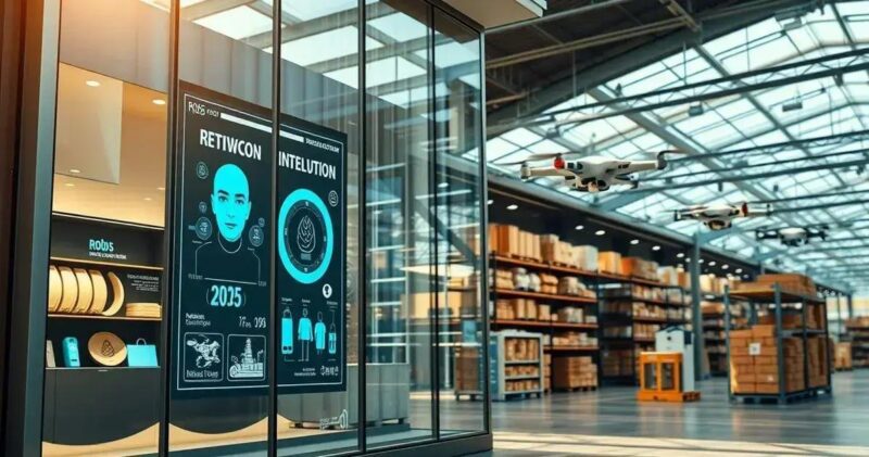 Revolução IA no Varejo 2025: Da Vitrine Inteligente à Logística Otimizada ia no varejo 2025