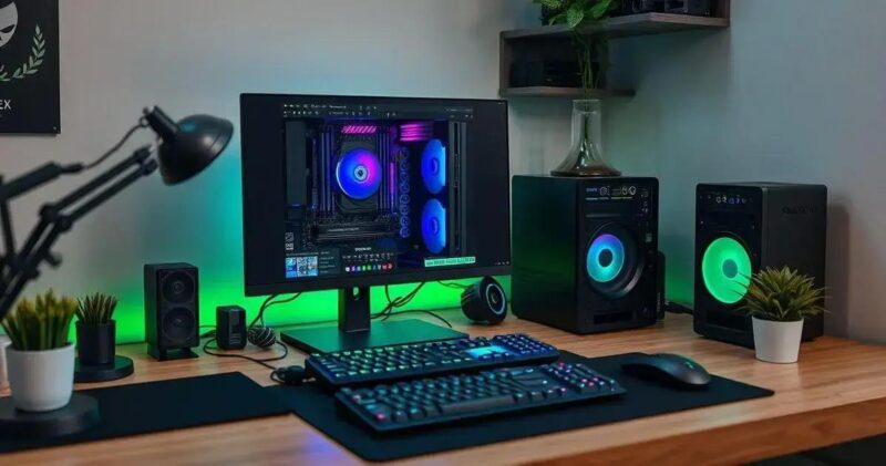 montar pc custo beneficio jogos leves