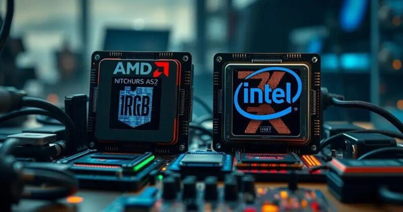 AMD vs Intel A Batalha dos Processadores Quem Ganha em 2025 processador amd