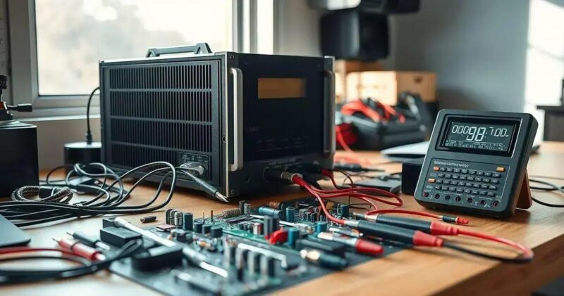 ruido fonte alimentação