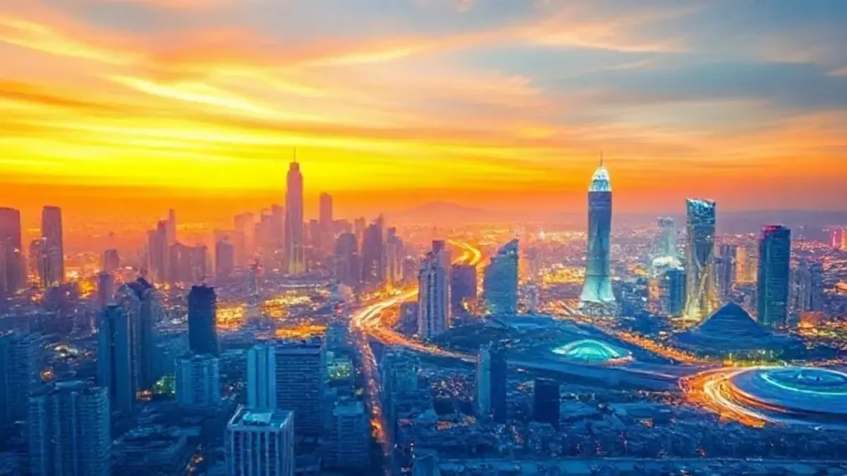 Cidades do Rio e SP futuristas, representando a evolução da GPU no Brasil.