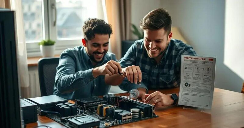 como instalar um processador