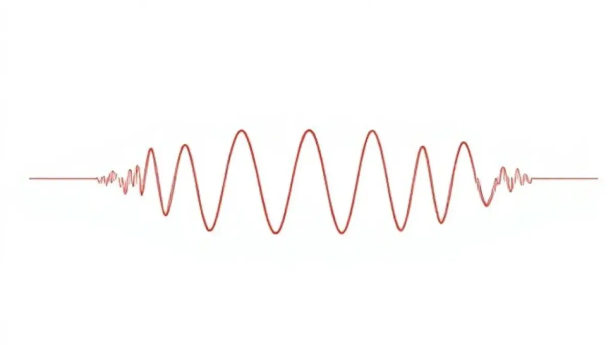 Representação gráfica da transmissão de sinal PAM4 com quatro níveis distintos.