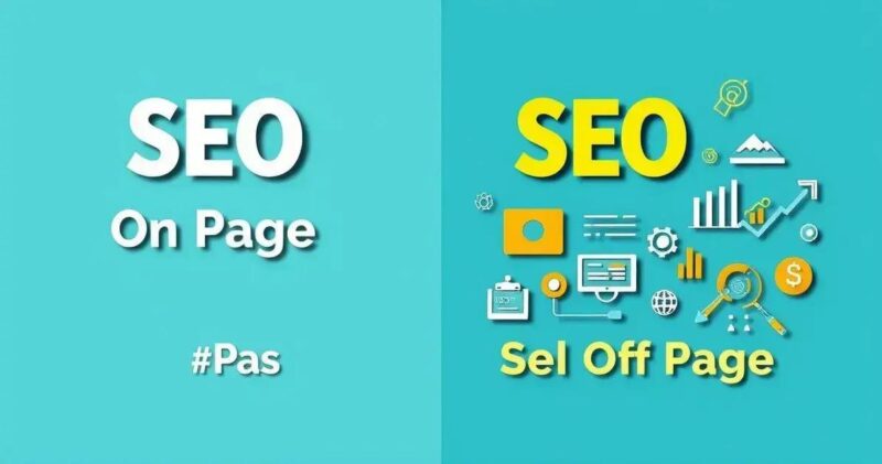 diferença entre SEO on page e off page