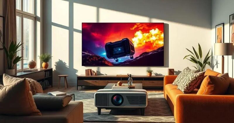 Projetores 4K Portáteis de 2025: Cinema em Casa com Qualidade e Flexibilidade Melhor Projetor 4K Portátil 2025