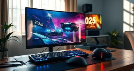 Monitor Gamer: Guia Completo 2025 (Resolução Taxa de Atualização