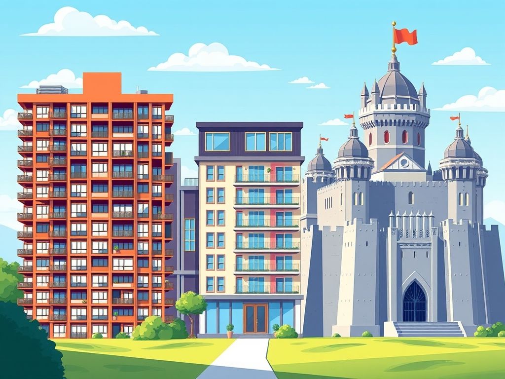 Comparativo visual dos diferentes tipos de hospedagem: compartilhada, VPS e dedicada.