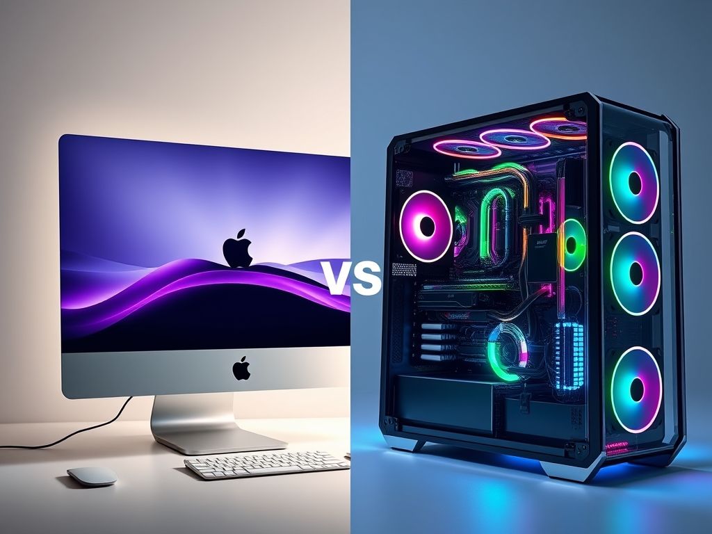 Comparação de custos entre um Hackintosh montado com peças de alto desempenho e um iMac da Apple.