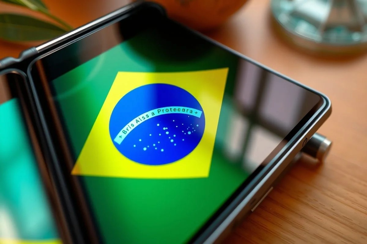 Tela interna do Galaxy Z Fold7 com cores vibrantes e rolagem fluida.