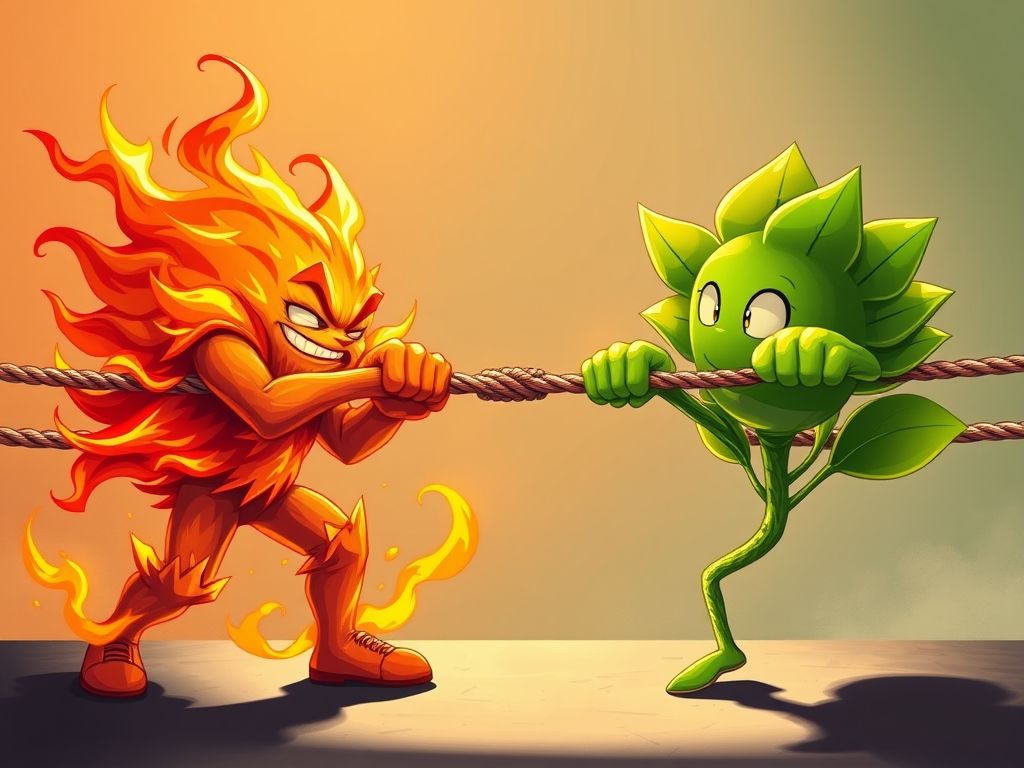 Imagem digital representando um cabo de guerra entre 'Inflação' e 'Crescimento Econômico', com a corda rotulada 'Selic'.