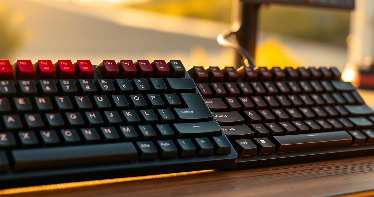 teclado switch red vs brown