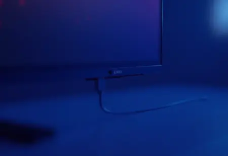 Adaptador DisplayPort para HDMI conectado a monitor e PC gamer