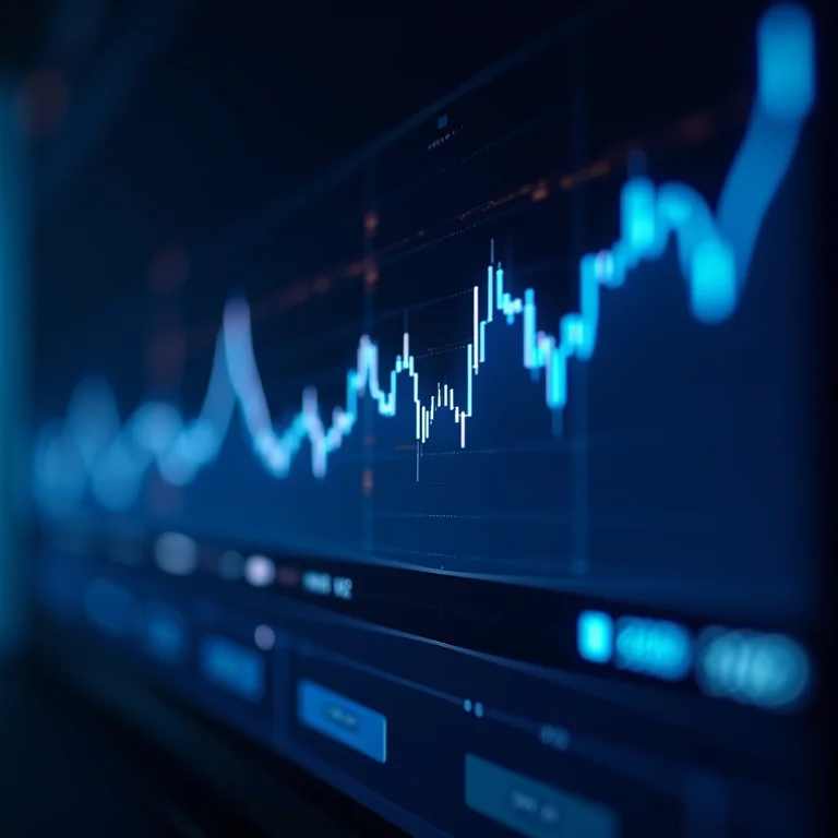 Interface digital exibindo gráficos de análise de dados