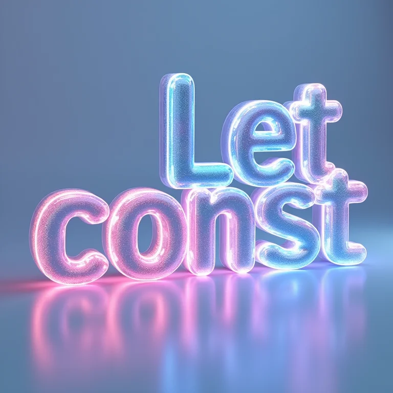 Palavras-chave 'let' e 'const' como blocos de construção