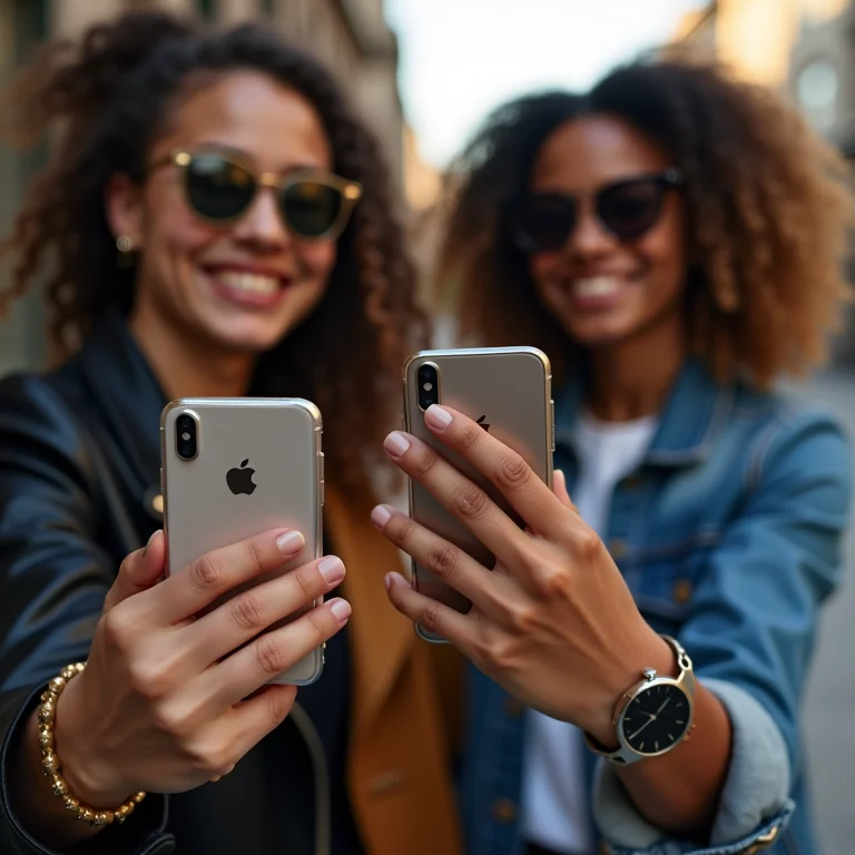 Acessórios Apple de metal como tendência de moda