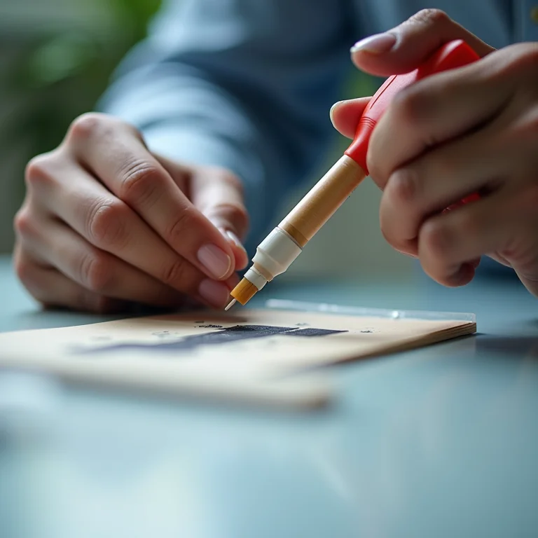 Aplicação precisa de cola em plástico