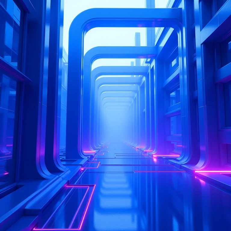 Arquitetura e design de interiores Apple em metal