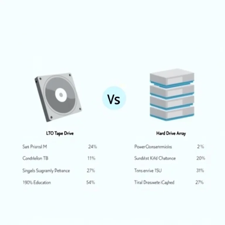 Comparativo técnico: Fita LTO vs. Outras soluções de backup