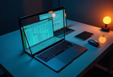 Comparativo visual entre Google Sheets e Excel em ambiente de trabalho moderno