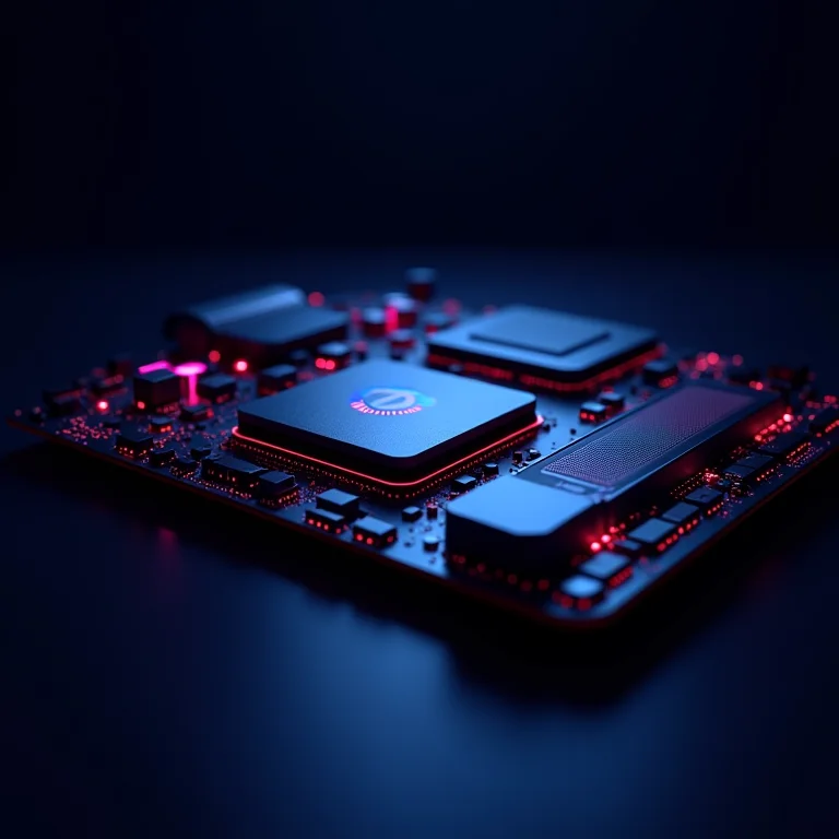 Componentes de hardware sob teste de estabilidade