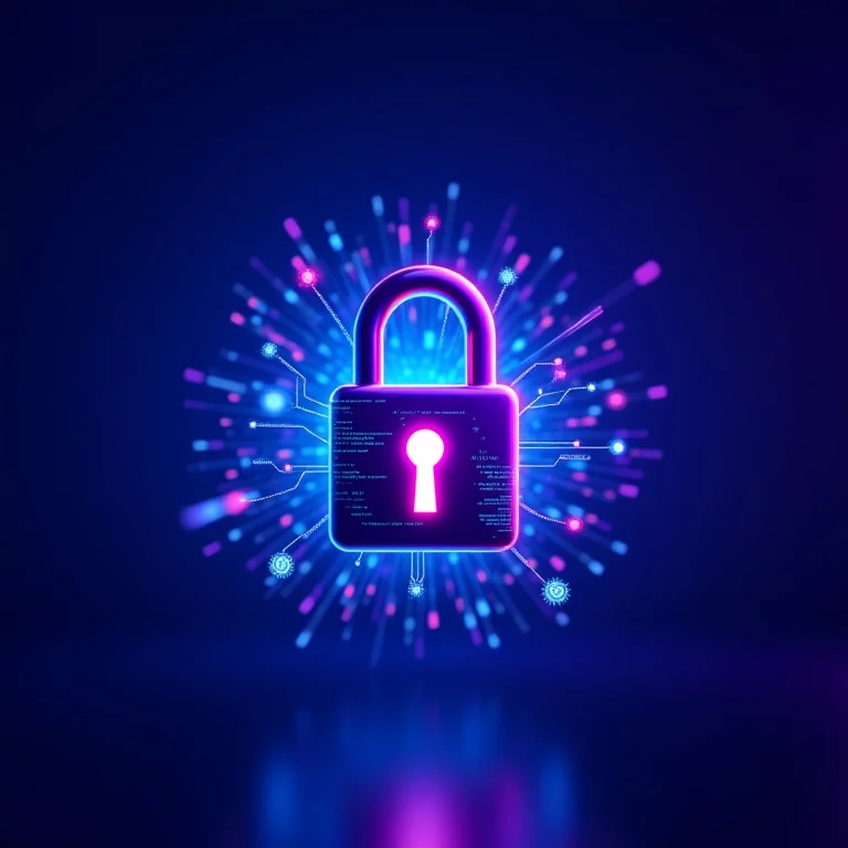 Criptografia de ponta protegendo um cofre digital.