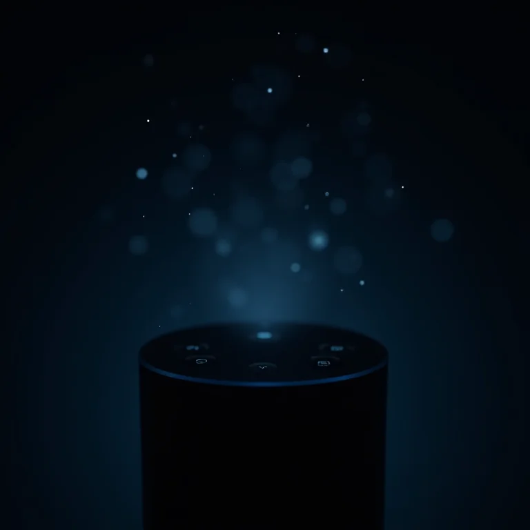 Dispositivo Amazon Echo mostrando dados