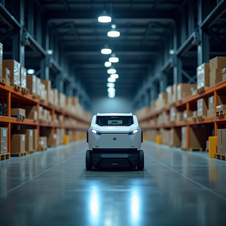 Eficiência operacional com AGVs e IA