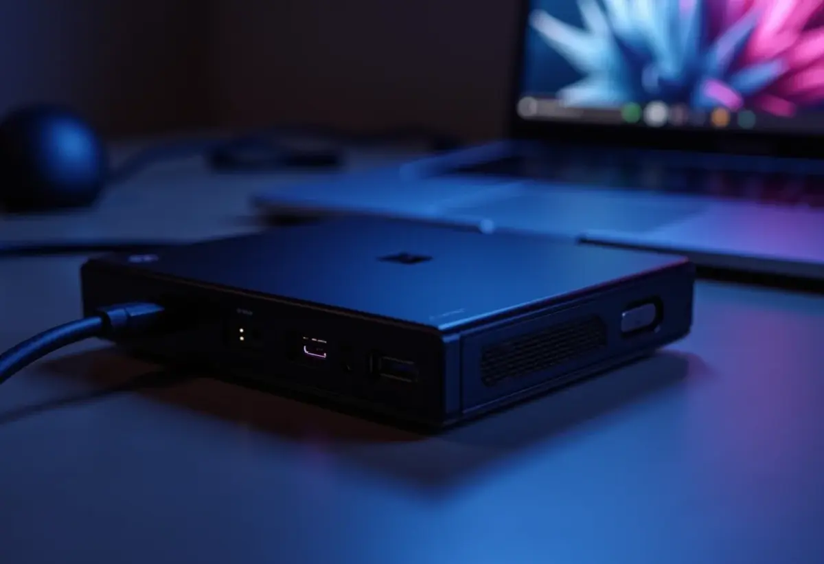 eGPU: A placa de vídeo externa que turbina seu notebook eGPU conectada a um laptop moderno, turbinando o desempenho.