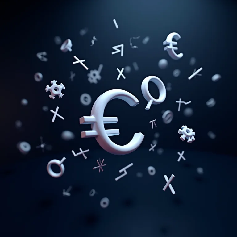 Equações matemáticas flutuando no espaço