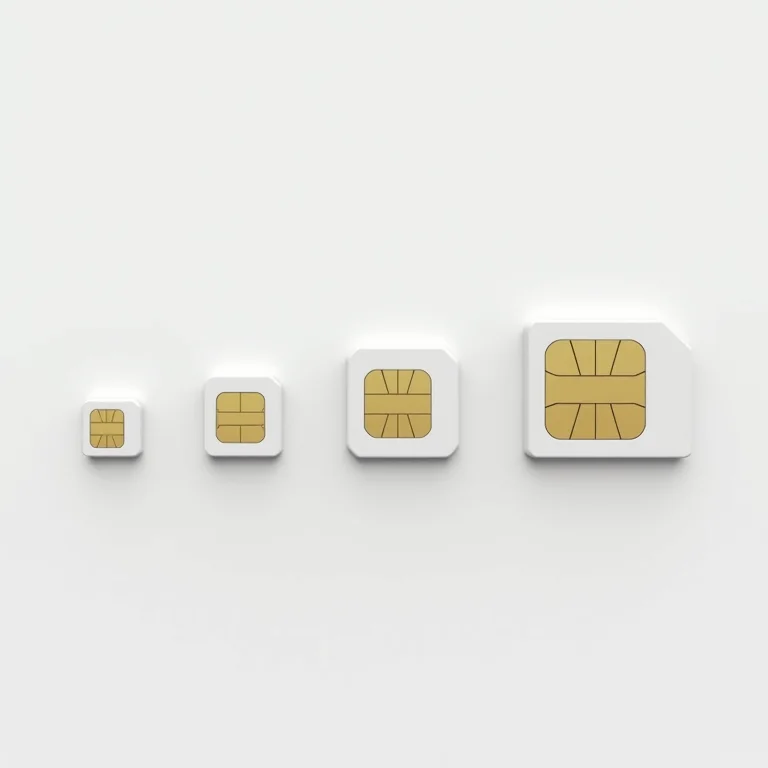 Evolução dos tamanhos de SIM cards: Standard, Micro e Nano