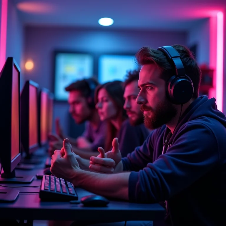 Grupo de gamers demonstrando desaprovação em relação ao UserBenchmark.