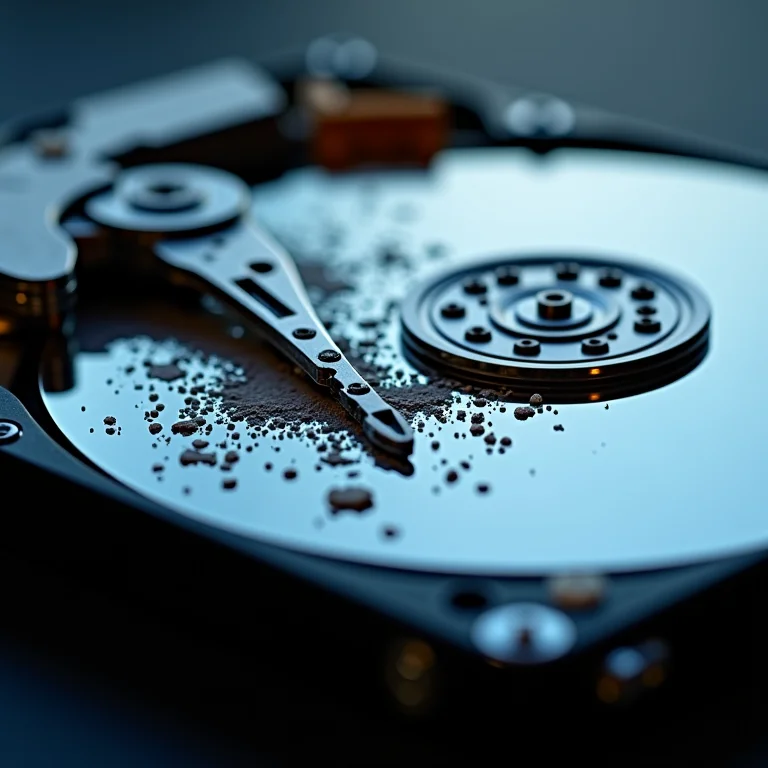 Impacto visual de bad blocks no desempenho e segurança de dados