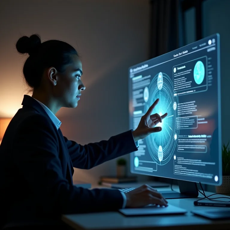 Interface de IA para personalização do trabalho