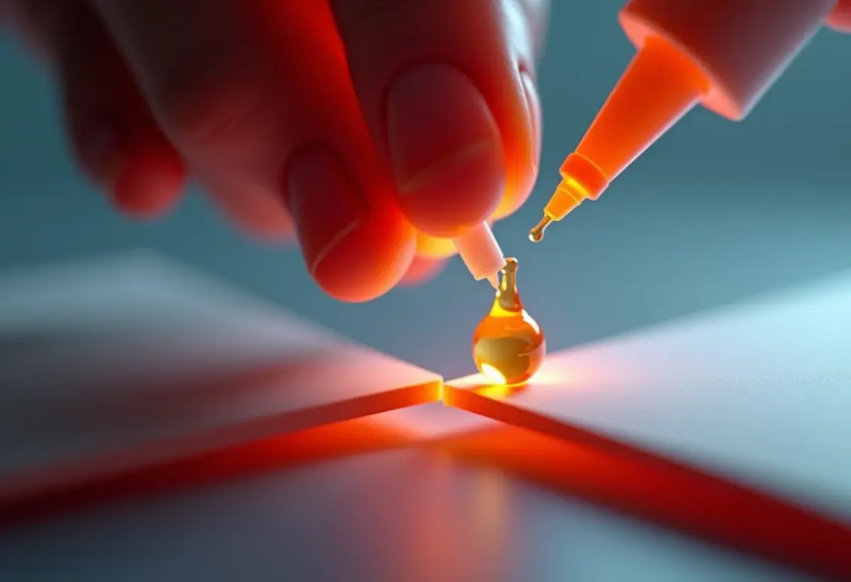 Plástico Rígido colado para sempre: O segredo da cola instantânea Junção de plástico rígido com cola instantânea