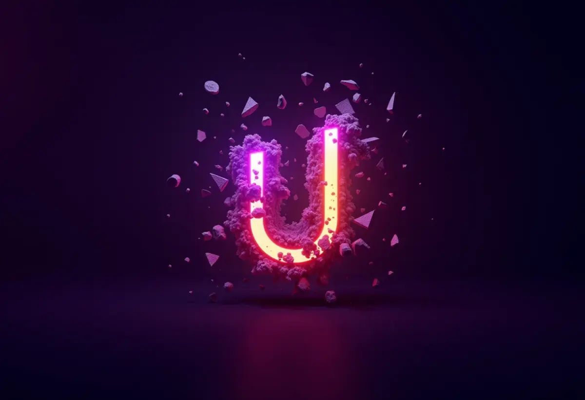 UserBenchmark: Fuja! O teste de desempenho que virou polêmica Logo do UserBenchmark se desfazendo em meio a dados corrompidos.