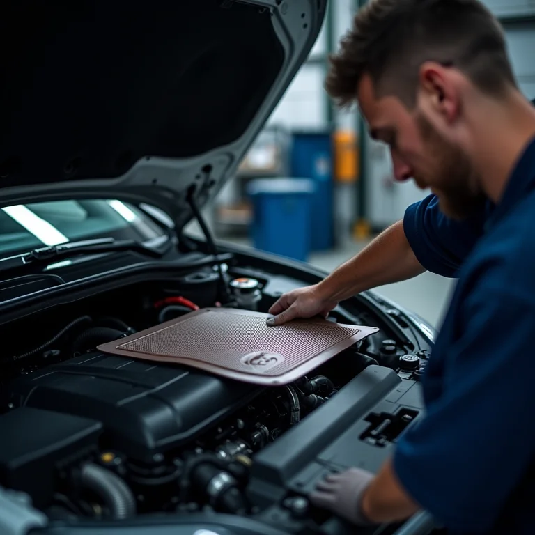 Manta térmica cerâmica em aplicação automotiva