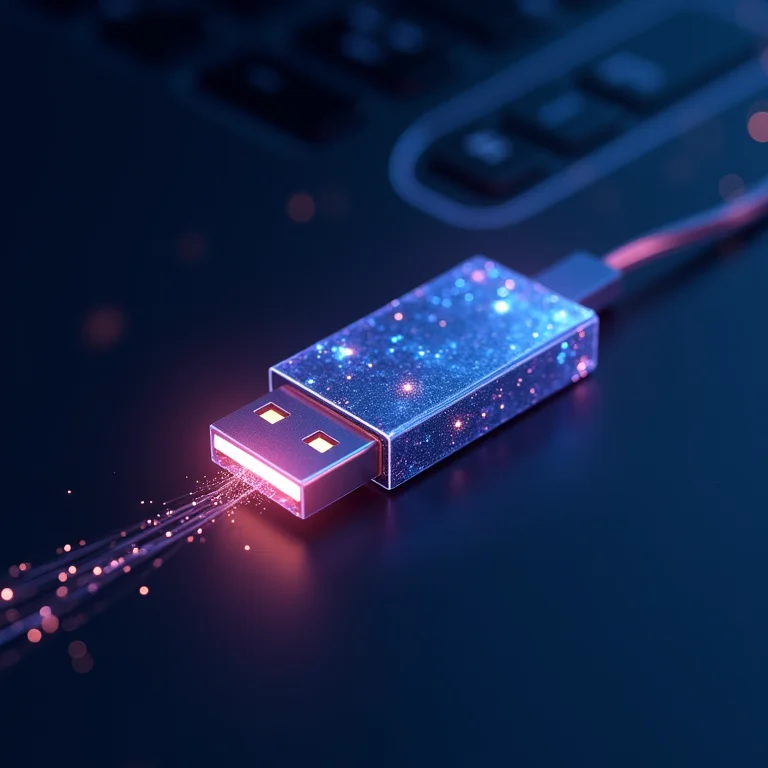 Modem USB (dongle) para internet móvel.