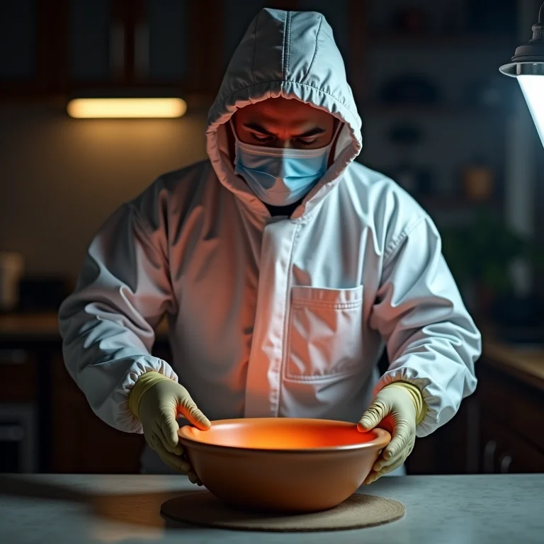 Preparação para instalação da manta térmica cerâmica