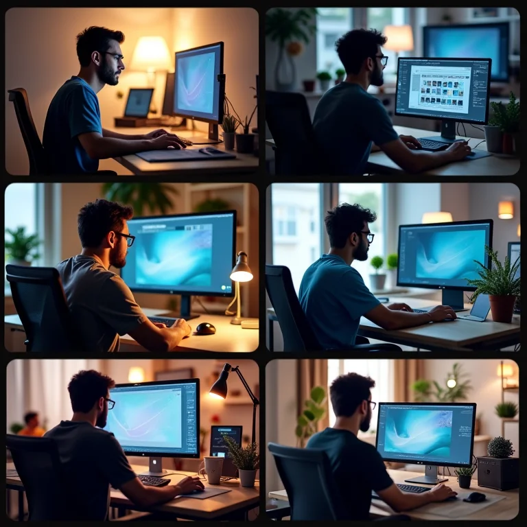 Profissionais de diversas áreas se beneficiando de monitores de 144Hz.