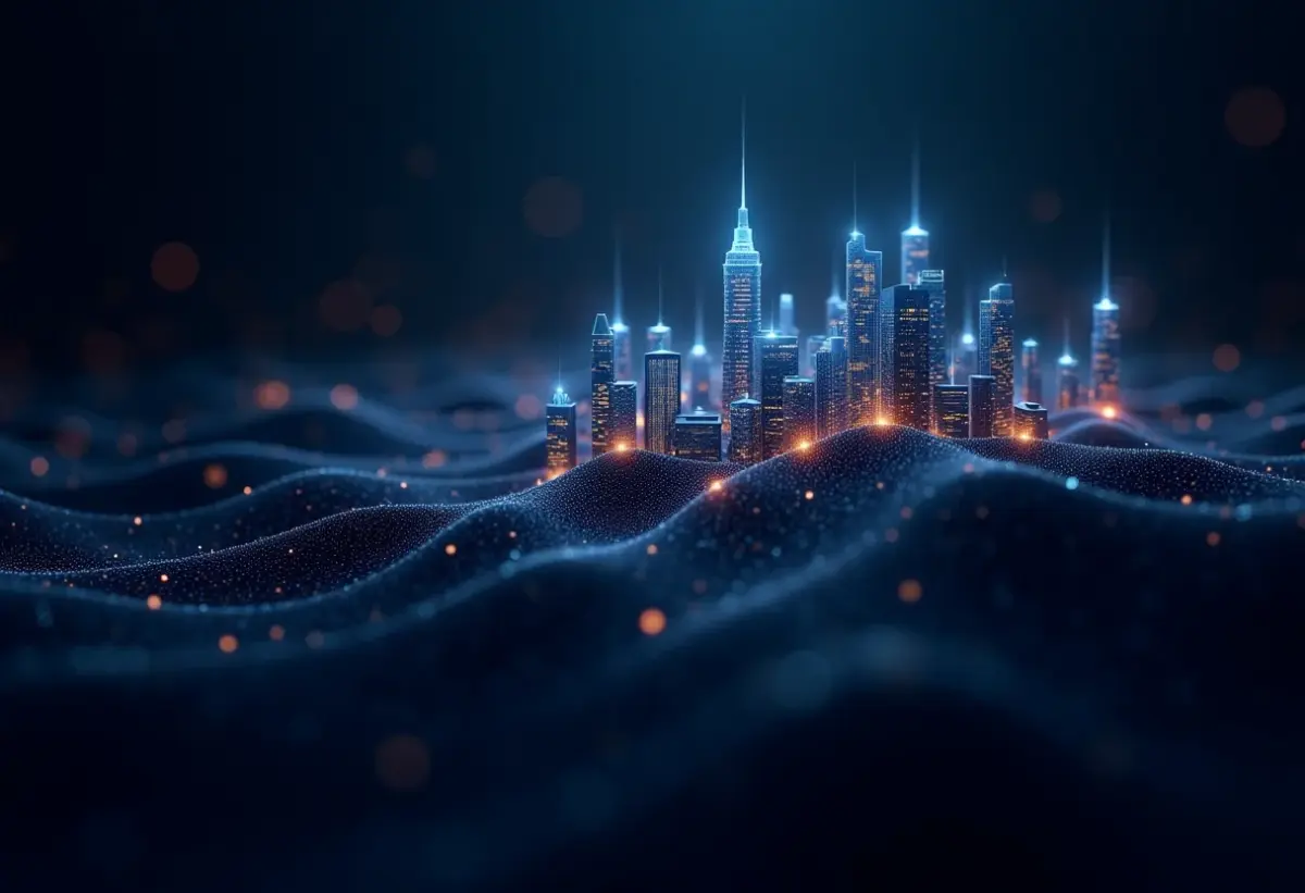 Scripts de Telemarketing com IA: O Guia Definitivo para 2024 Rede neural abstrata representando IA em telemarketing