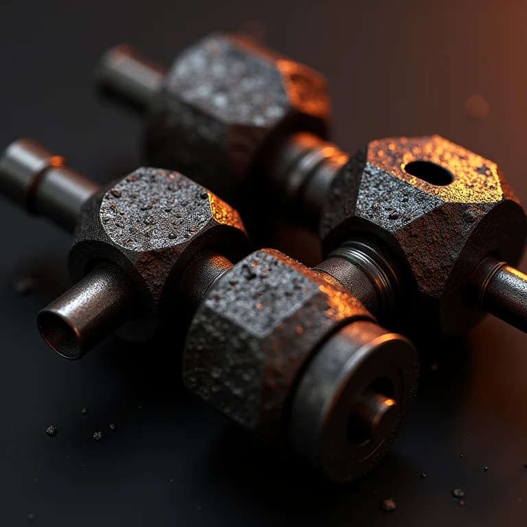 Representação abstrata das causas de dobradiças emperradas