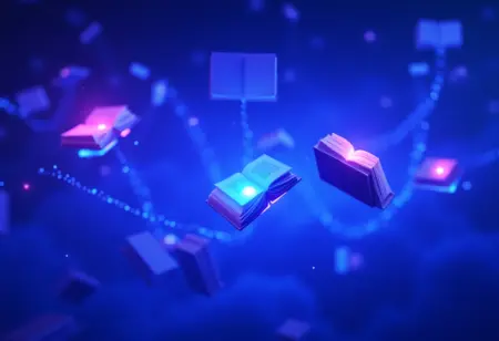 Z Library alternativo: 5 opções GRÁTIS para baixar livros Representação digital e futurista de livros online gratuitos.