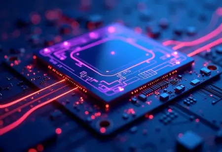 Representação visual abstrata do monitoramento de hardware com HWinfo64.