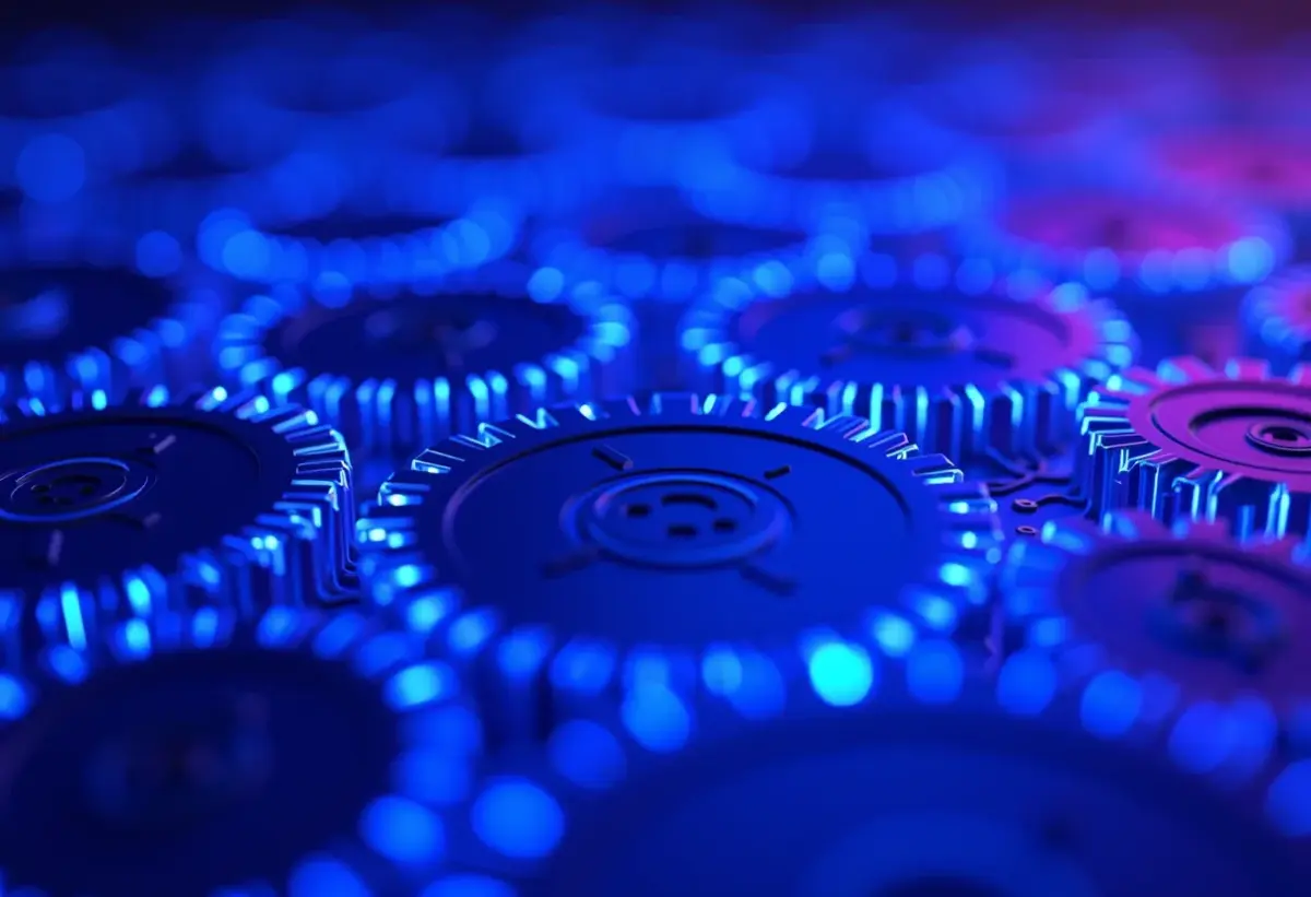 Gradle vs Maven: Qual o melhor para o seu projeto? Representação visual de Gradle e Maven como engrenagens interconectadas